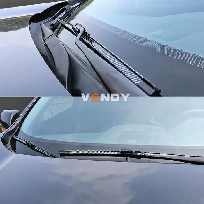Pour Mitsubishi Eclipse Cross 2017-2023 2018 2019 2020 2021 2 pièces balais d'essuie-glace avant essuie-glaces en Fiber de carbone