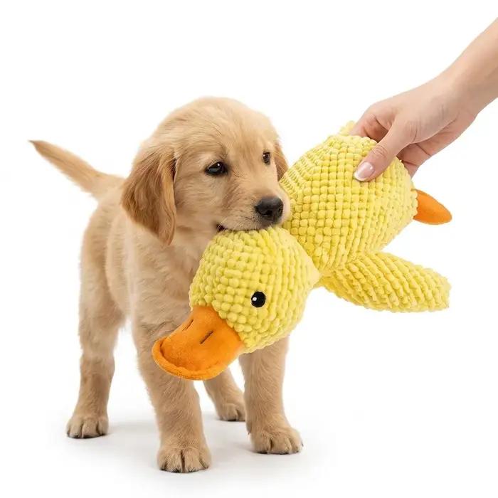 Jouet pour chien en peluche en forme de canard
