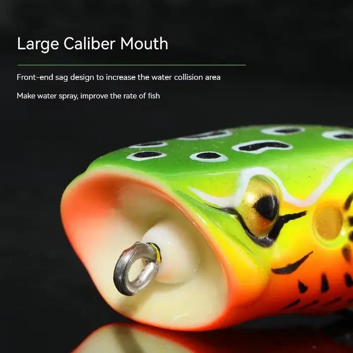 PRO BEROS leurre de pêche grande bouche grenouille 16g modifier grenouilles