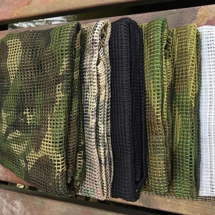 Écharpe en maille de camouflage voile de sniper