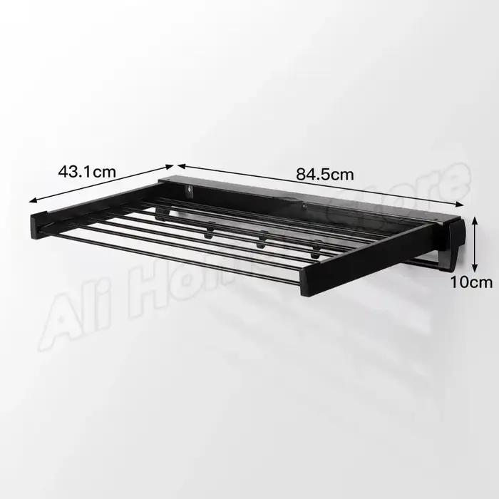 Support de séchage mural 100% tiges en aluminium