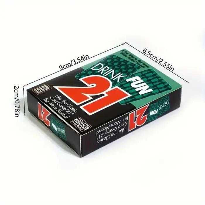 Jeu de cartes interactif Drink Fun 21 pour adultes soirées fêtes convivialité partage amical cadeau occasions spéciales