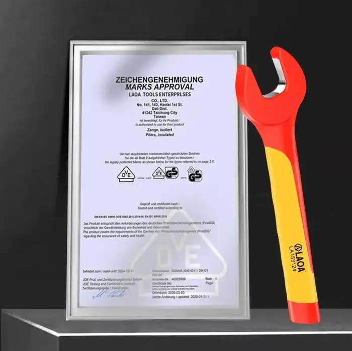 LAOA-VDE Mini Clés Isolées Multifonctionnelles à Extrémité Ouverte, Outils Électriques Manuels et Mé