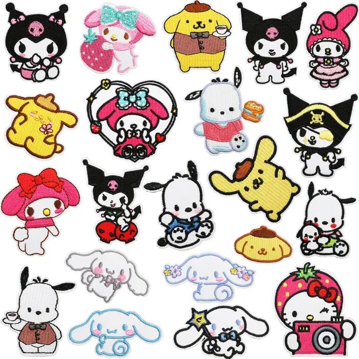 Patchs de chien blanc Anime pour vêtements