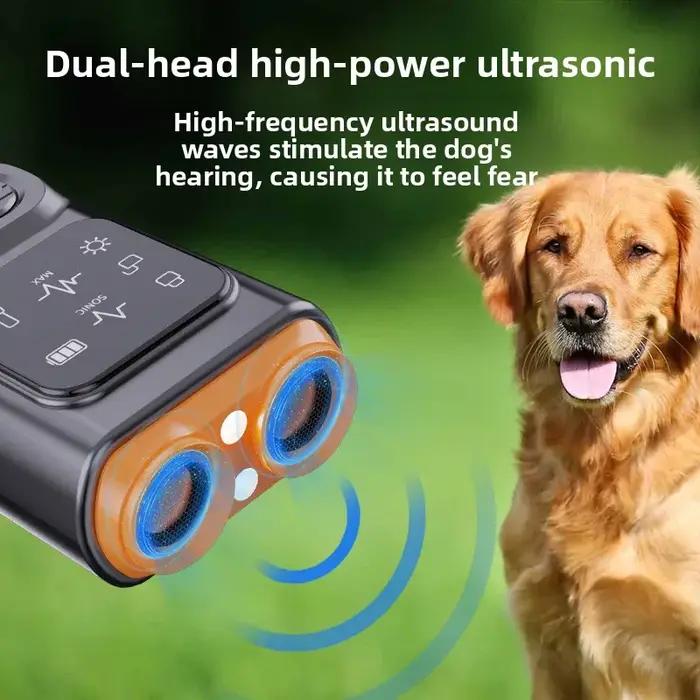 Pro 2025 Nouveau dispositif anti-aboiement pour chien avec écran HD et lampe torche LED