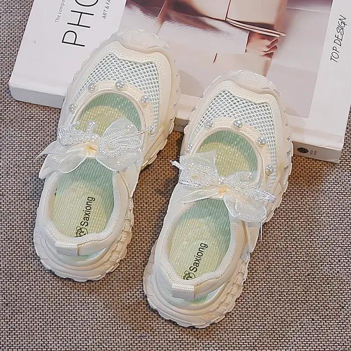 Sandales Princesse pour Filles 2026 Nouvelle Collection Été – Magnifiques Chaussures Enfant en Maill