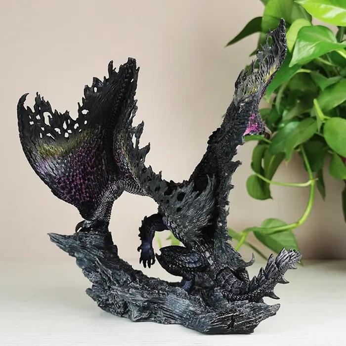 Figurine de jeu Monster Hunter World Gore Magala 18 cm, modèle de statue, collection pour garçons, décoration de bureau, ornement, jouets lumineux, cadeaux