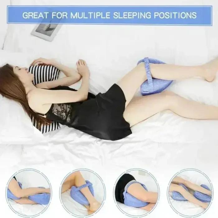 Oreiller de jambe en coton à mémoire de forme, cœur creux, côté de grossesse, dormeur, sciatique ort