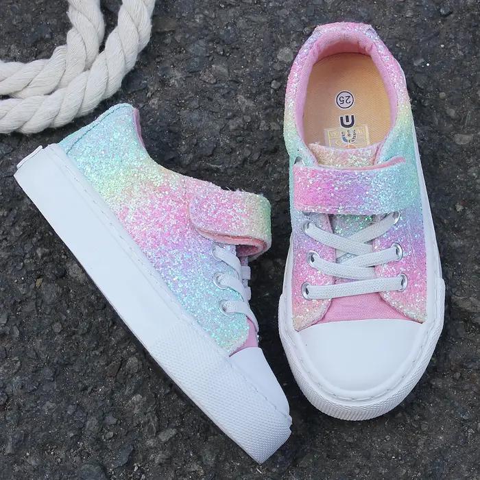 9058 Chaussures de skate tendance et à la mode pour garçons et filles, chaussures pour enfants avec