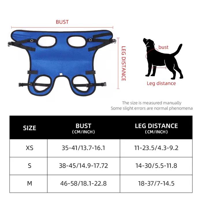 Harnais de poitrine et de dos pour chien handicapé, véhicule d'assistance au transport, équipement de rééducation canin, accessoires pour animaux de compagnie