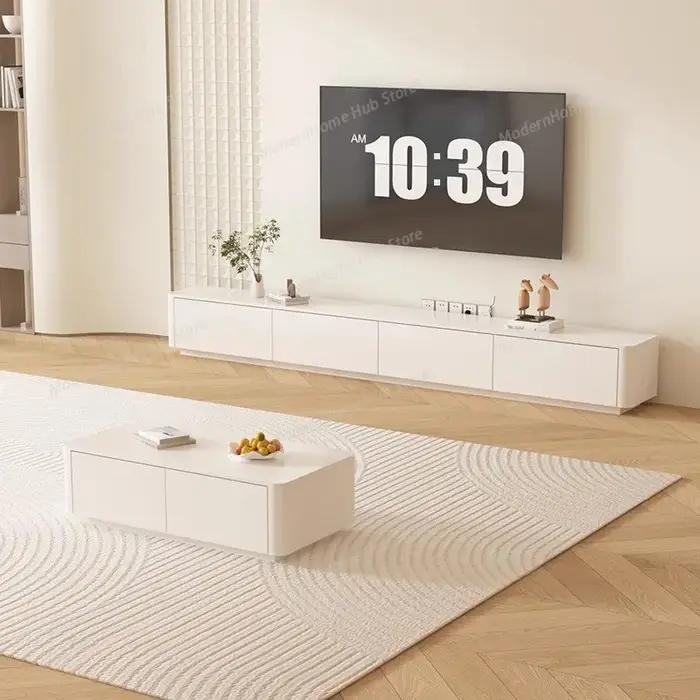Meuble TV suspendu en bois, meuble de rangement pour salon, meuble TV nordique, petite étagère pour