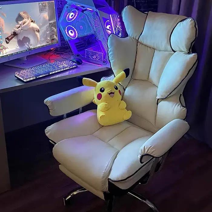 Chaise de Jeu Ergonomique Confortable, Canapé d'Ordinateur, pour Joueur en Direct, Bureau, Nouvelle