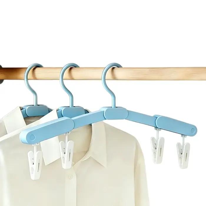 Porte-vêtements pliable créatif et portable pour la maison, séchoir à linge pour les voyages en exté