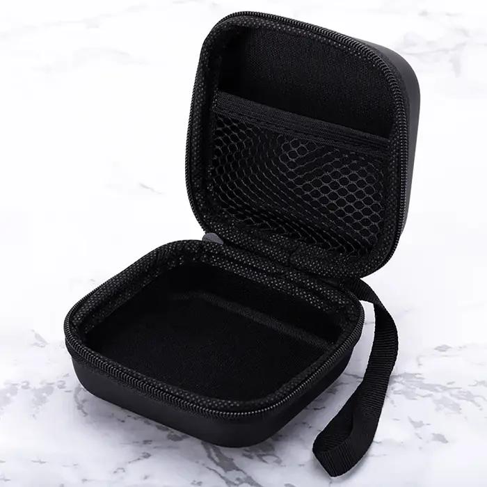Boîte multifonctionnelle Portable EVA pour écouteurs Mini lampe de poche Cob