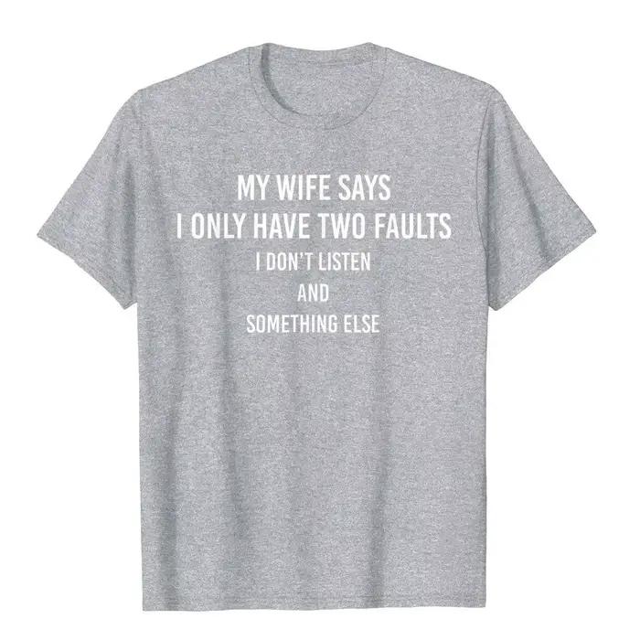 2026 Ma femme dit que j'ai deux seules imperfections : les t-shirts en coton tendance et la collecti
