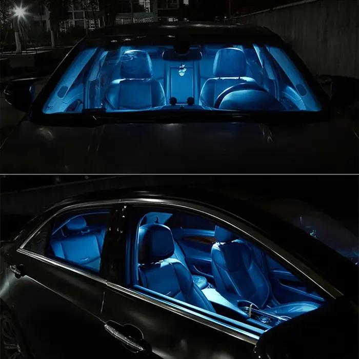 TPKE 11 pièces Canbus voiture lampe à LED intérieur dôme boîte à gants carte lumières Kit d'ampoule