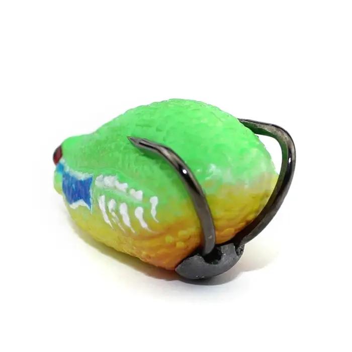 Nouvelle grenouille artificielle en caoutchouc souple de 71 mm et 26 g