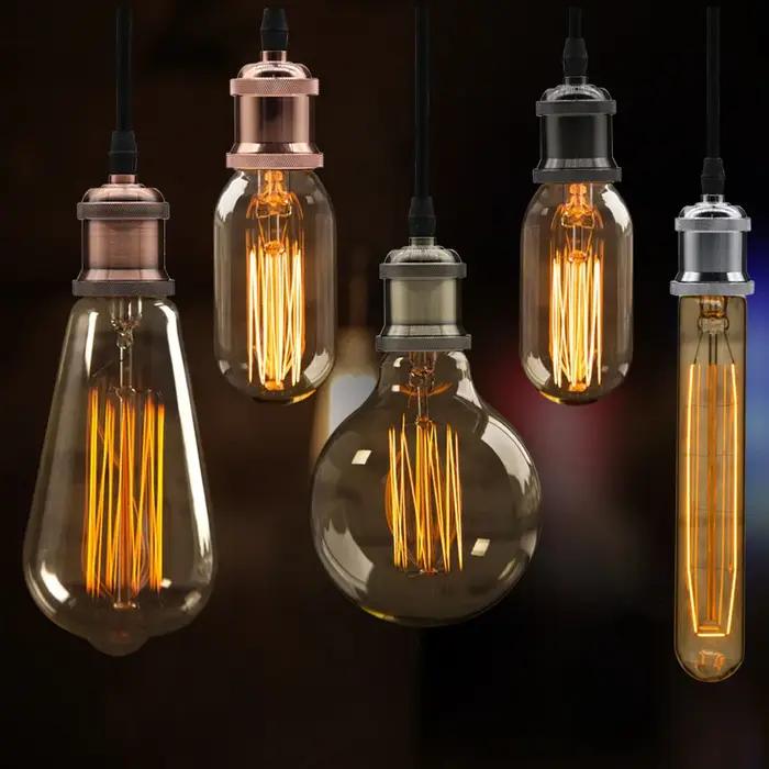 Lampes suspendues en aluminium lampe industrielle Vintage nordique Loft lampe suspendue E27 90-265V