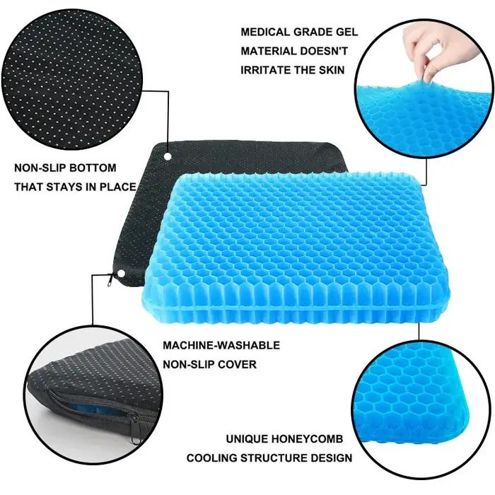 Collection AliExpress Un design en nid d'abeille respirant d'été coussin de gel pour soulager le dos