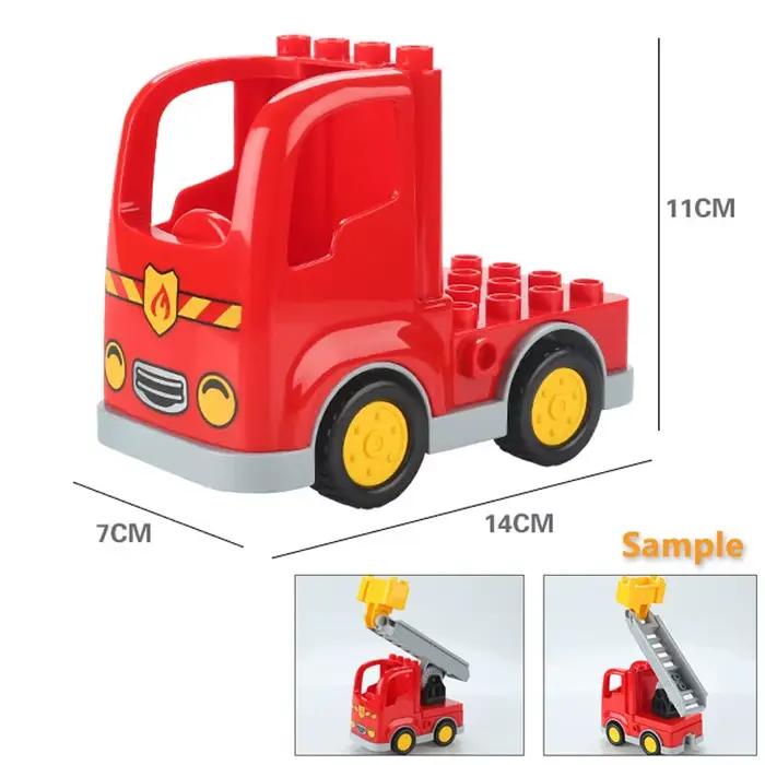 Blocs de construction en plastique ABS pour enfants de 3 à 12 ans compatibles avec Duplo pour stimuler l'imagination et la créativité occasions spéciales jouets constructifs