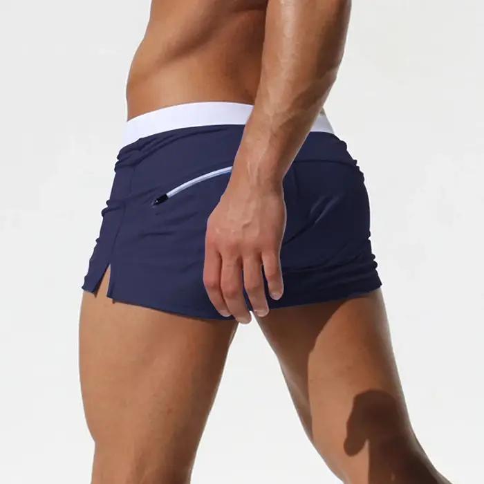 Maillots de bain pour hommes taille basse surf tronc nager court sexy personnalité maillot