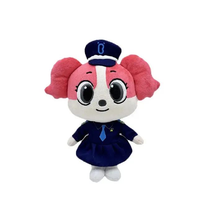 Nouveau shérif Labrador chien en peluche jouet sécurité sergent Labrador loup chien dessin animé pou