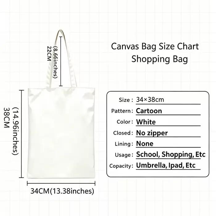 Sac fourre-tout en toile pour femme avec motif de chien style décontracté sacs à provisions pour courses et sorties quotidiennes