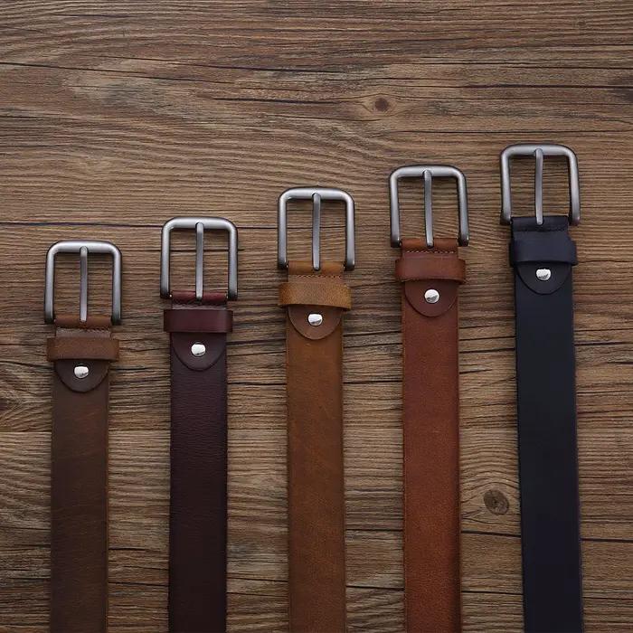 Ceinture en cuir véritable de haute qualité pour hommes, ceintures de créateur de luxe, ceinture en