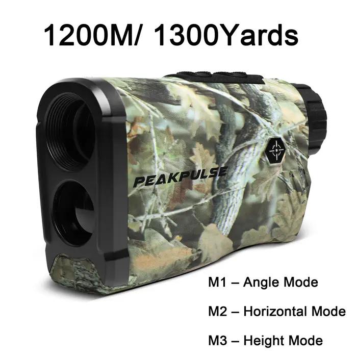 Télémètre PEAKPULSE 650Yard/1300 Yards Camouflage Haute Précision pour Chasseurs Occasions Spéciales