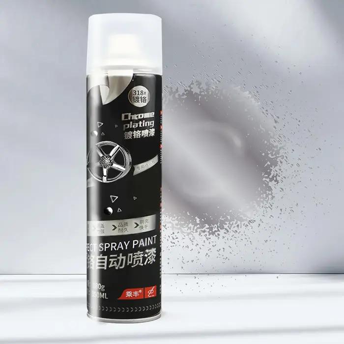 Spray de placage chromé pour voiture et décoration intérieure brillante et durable pour la maison et les projets de bricolage