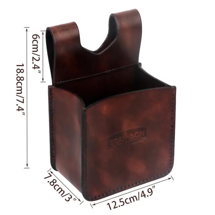 Sac d'Attache pour Munitions de Célébration avec Boucles de Balles Étui de Tir en Cuir Argenté Occasions Spéciales Tir Sportif Cadeau Passions