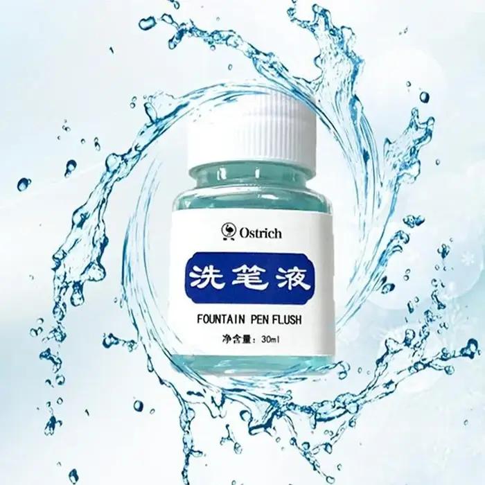 Solution de nettoyage d'encre pour stylo plume avec outils de lavage pour stylo SAF et SAF fournitures scolaires et de bureau 30ml et 120ml