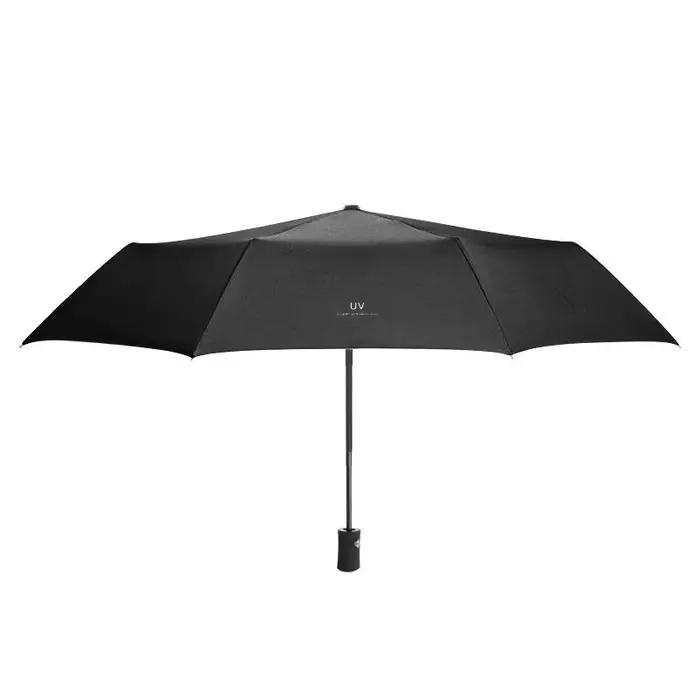 Parapluie en nylon 190T semi-automatique pour femmes protection UV et pluviale grandes occasions spéciales ombrage total