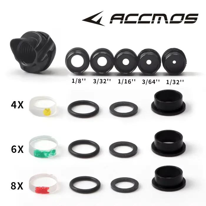Lentilles clarifiantes pour viseur de tir à l'arc à poulies 37/45 degrés avec lentilles 4X 6X 8X pour archers professionnels et amateurs occasions spéciales
