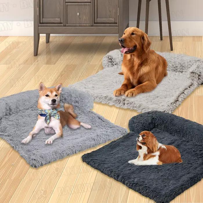 Tapis de lit en coton 100% doux pour chiens et chats occasions hivernales et voyages