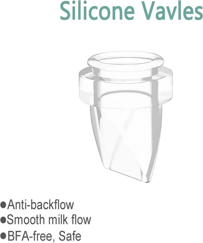 Accessoires de Tire-Lait Portables, Pièces de Rechange de Pompe à Gluttge 24mm, Valve à Bec de Canar