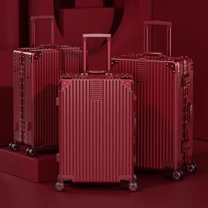 Valise valise de voyage valise d'entreprise de mode compacte 20-28 pouces valise de transport légère