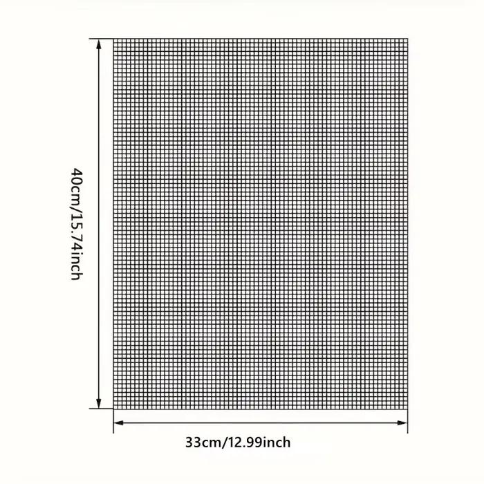 Tapis de barbecue résistant aux hautes températures, antiadhésif, découpable, en matériaux de qualité alimentaire pour soirées et fêtes en plein air