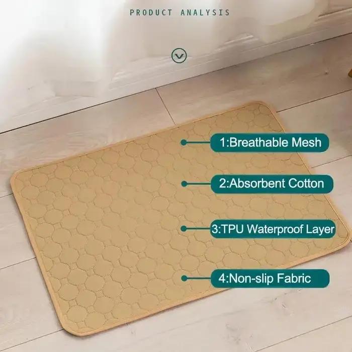 Tapis absorbants lavables et réutilisables pour chiens pour apprentissage de la propreté et protection des meubles et voitures occasions spéciales