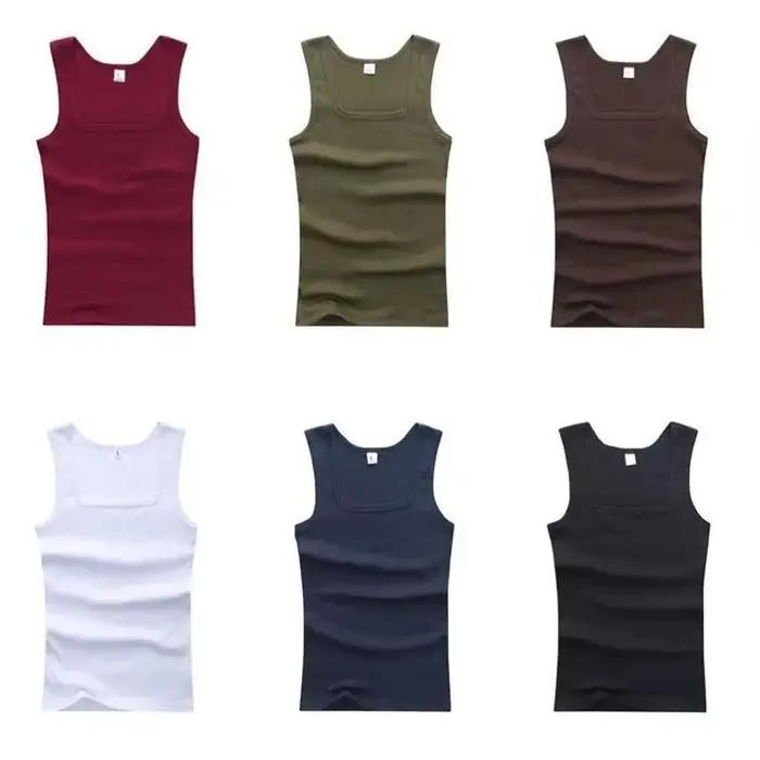 Débardeur en coton pour hommes et femmes