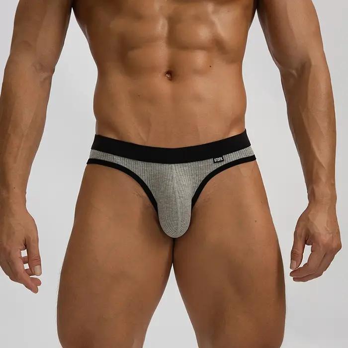 Sous-vêtements Sexy pour hommes, slips doux et respirants, sous-vêtements Modal confortables, Cueca Calzoncillos, grande pochette pour pénis