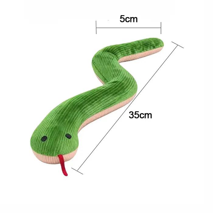 Jouet interactif pour chien en forme de serpent