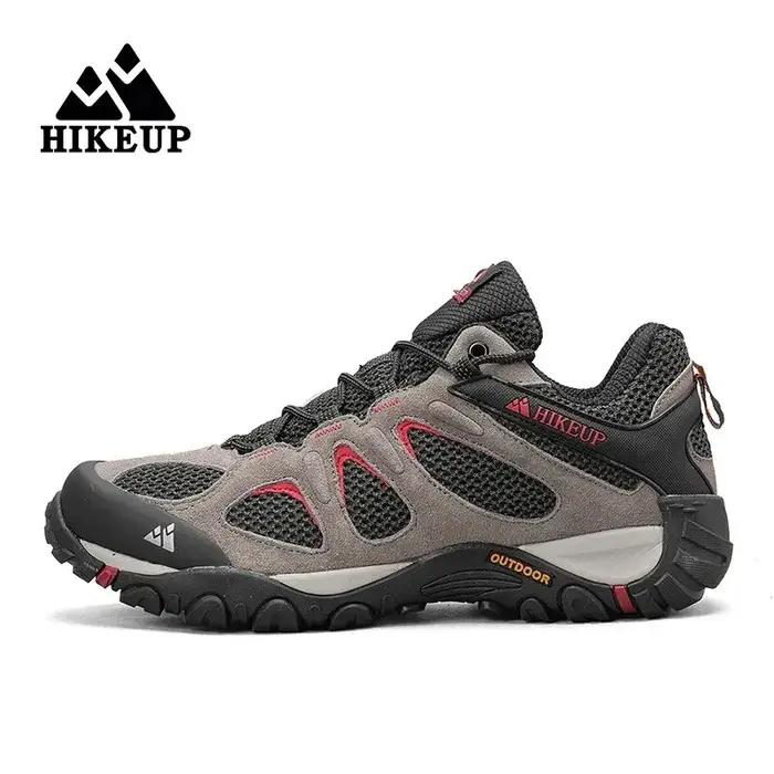 HIKEUP-Chaussures de Randonnée Respirantes Résistantes aux Éclaboussures pour Homme, pour l'Escalade