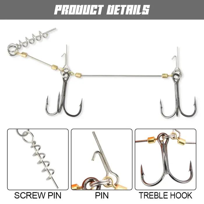 Spinpoler – leurre souple avec queue en T pour la pêche au brochet, système de hameçon avec Swimbait