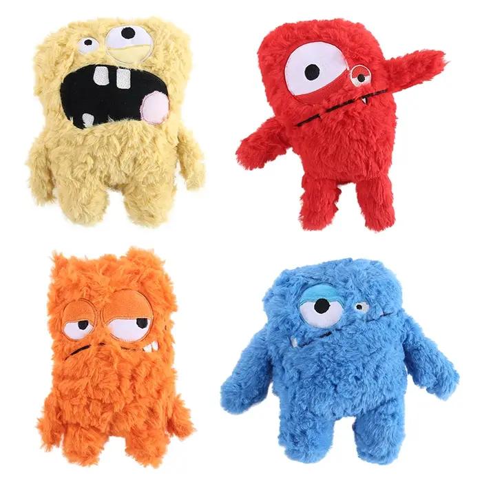 Jouet en peluche mignon en forme de petit monstre pour chien