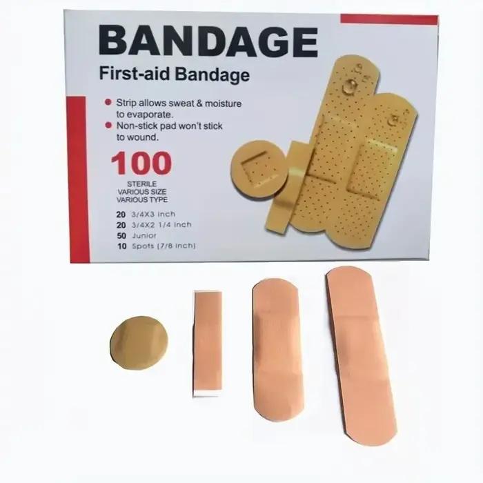 100 pièces/ensemble bébé pansement imperméable respirant adhésif plâtre hémostase plaie autocollant