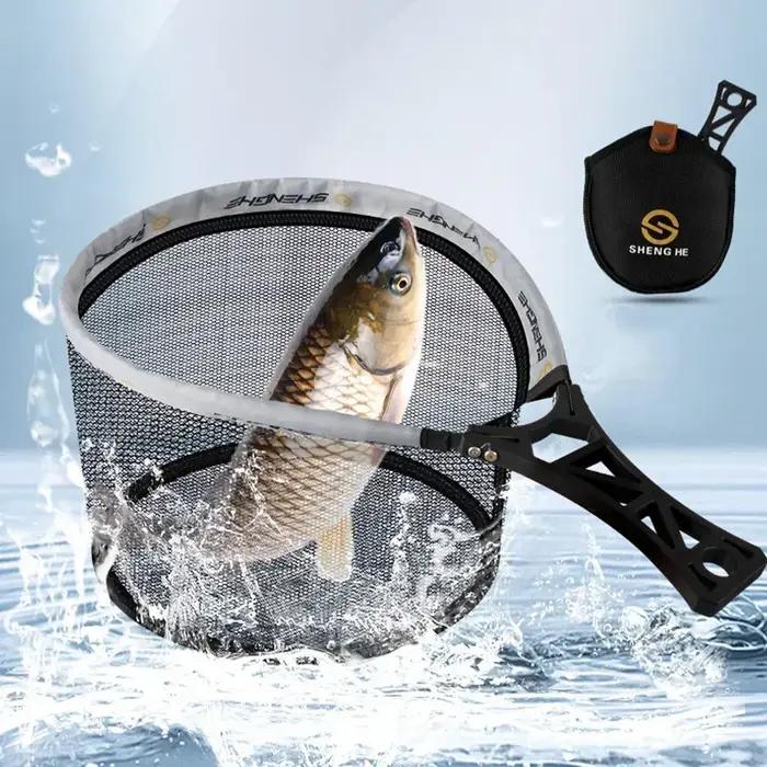 Filet d'atterrissage de pêche pliable de qualité supérieure