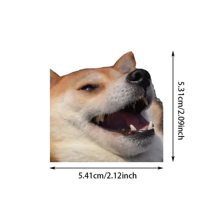 50 pièces Meme chien autocollant drôle