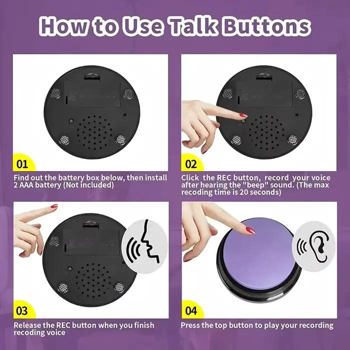 Boutons de Communication pour chiens