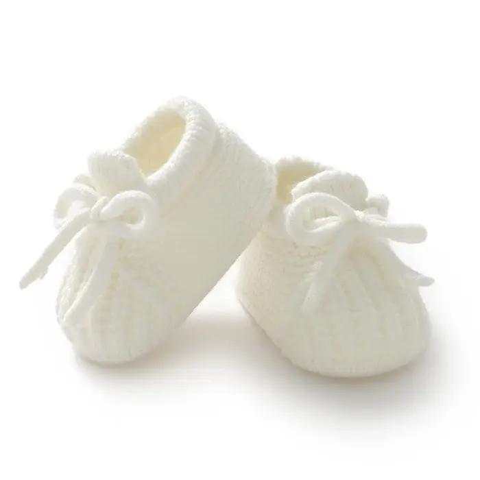 Chaussures de bébé tricotées pour nouveau-né de 0 à 18 mois